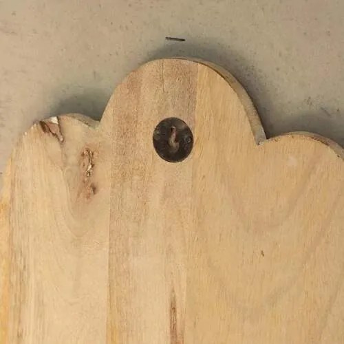 Dekorácia na stenu Hamsa 52cm drevená