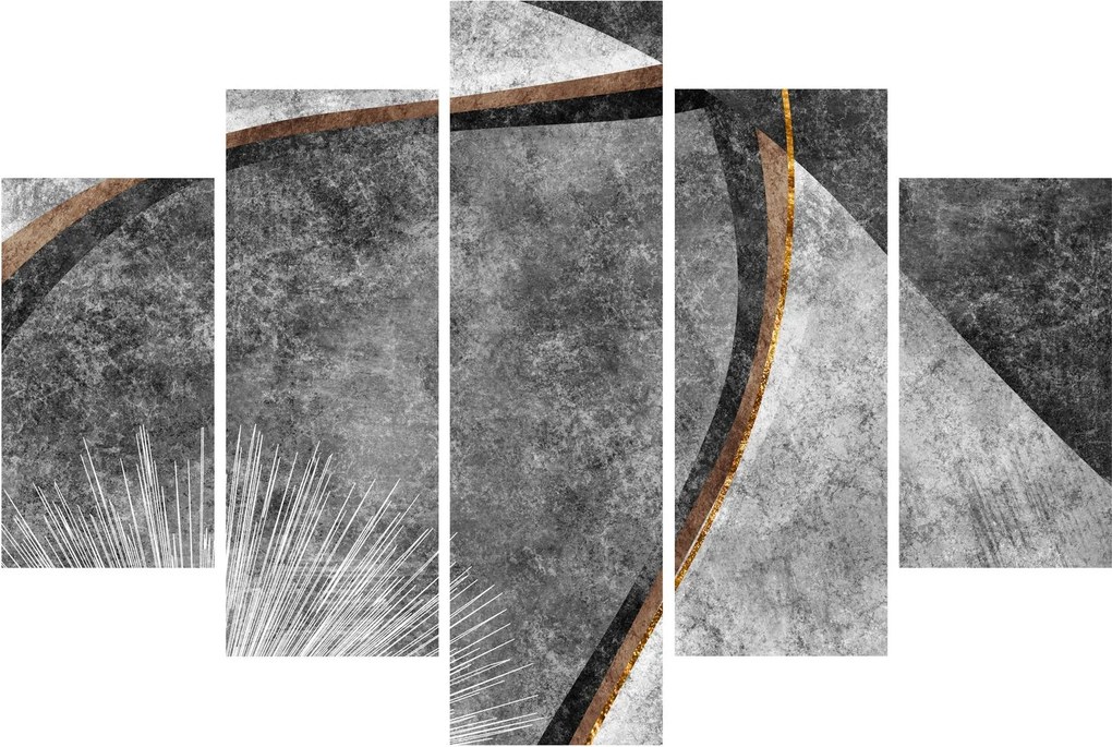 Obraz - Abstrakcia v betóne (150x105 cm)