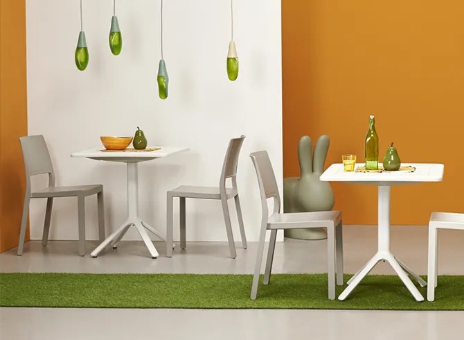 SCAB Exteriérová stolička KATE 2341 Light grey