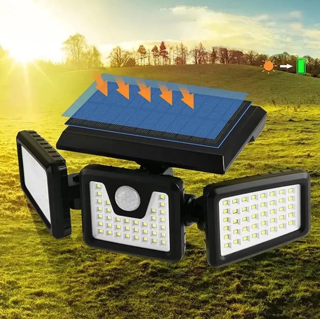 LED solárna lampa P60263