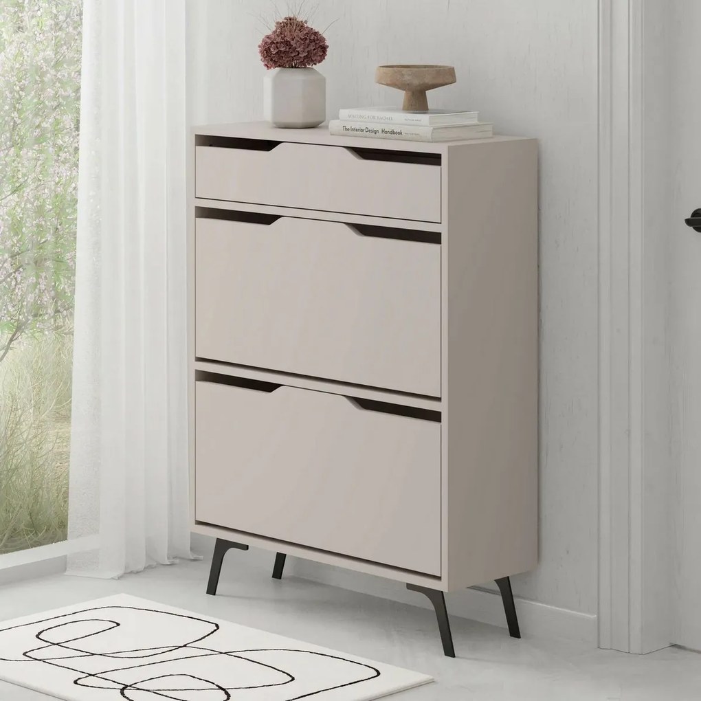 Skrinka na topánky Astat Light Mocha