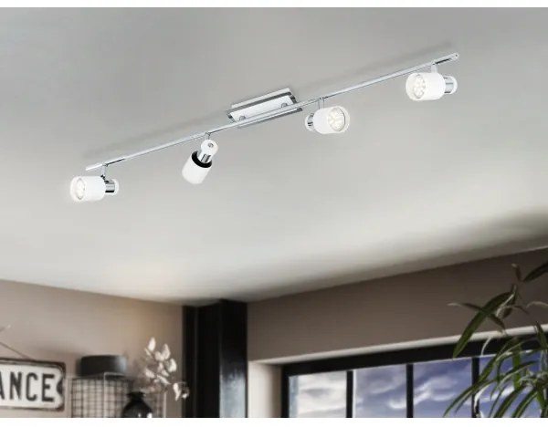 Eglo 92087 - LED bodové svietidlo DAVIDA 4xGU10-LED/5W/230V