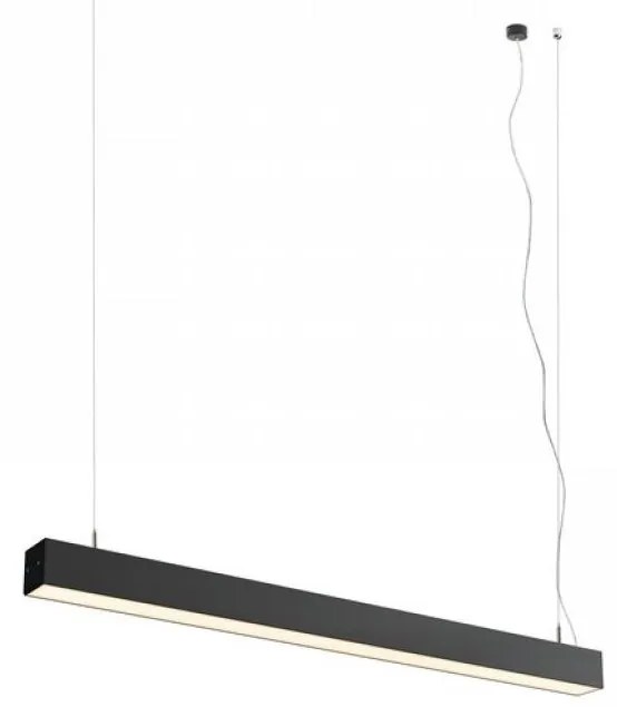 RED - Design Rendl - R12721 - LED Luster na lanku PESANTE LED/40W/230V čierna
