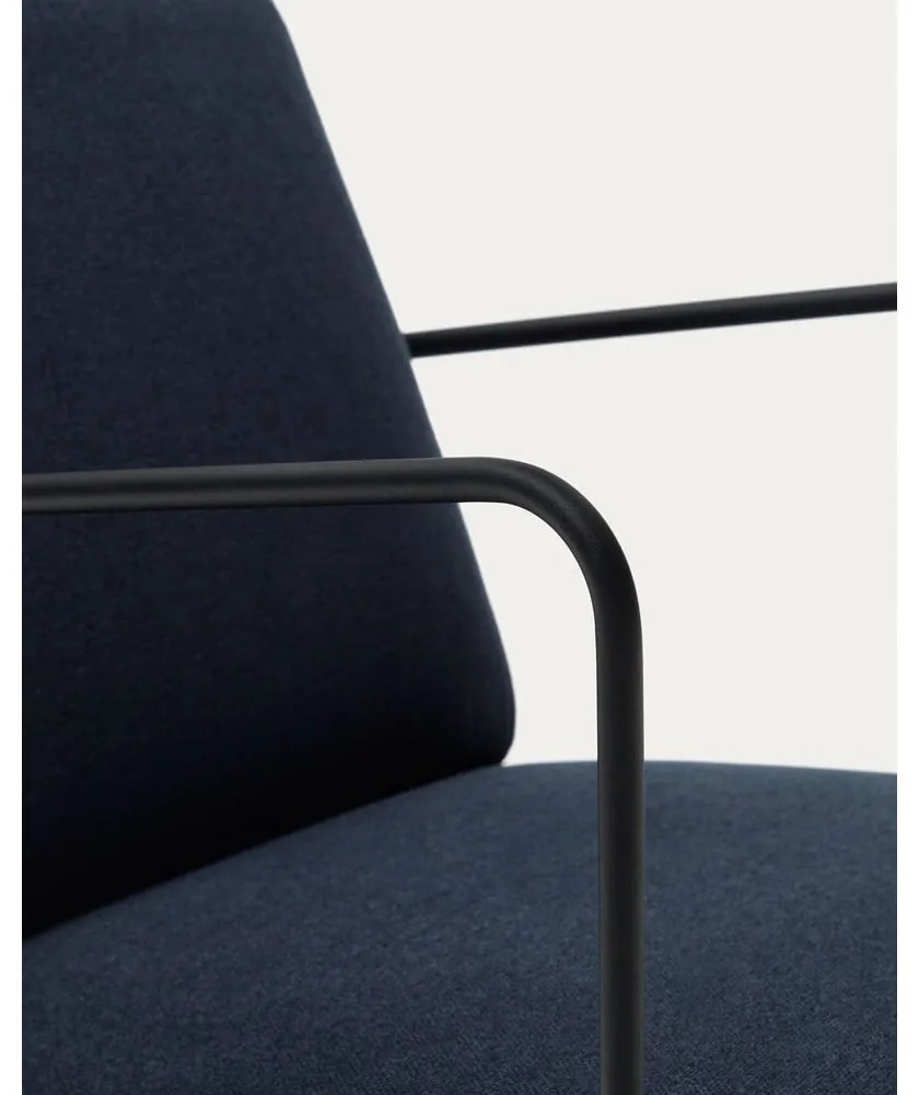 Modré kreslo Gamer – Kave Home