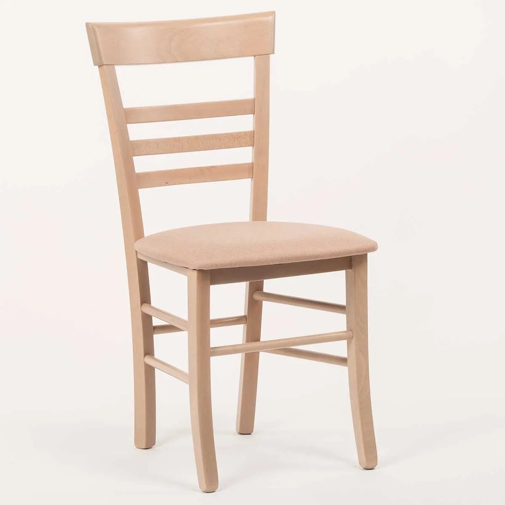 Stima Stolička SIENA s čalúneným sedákom Vyberte odtieň ->: Dub Sonoma, Vyberte látku ->: LUX Cappuccino 24