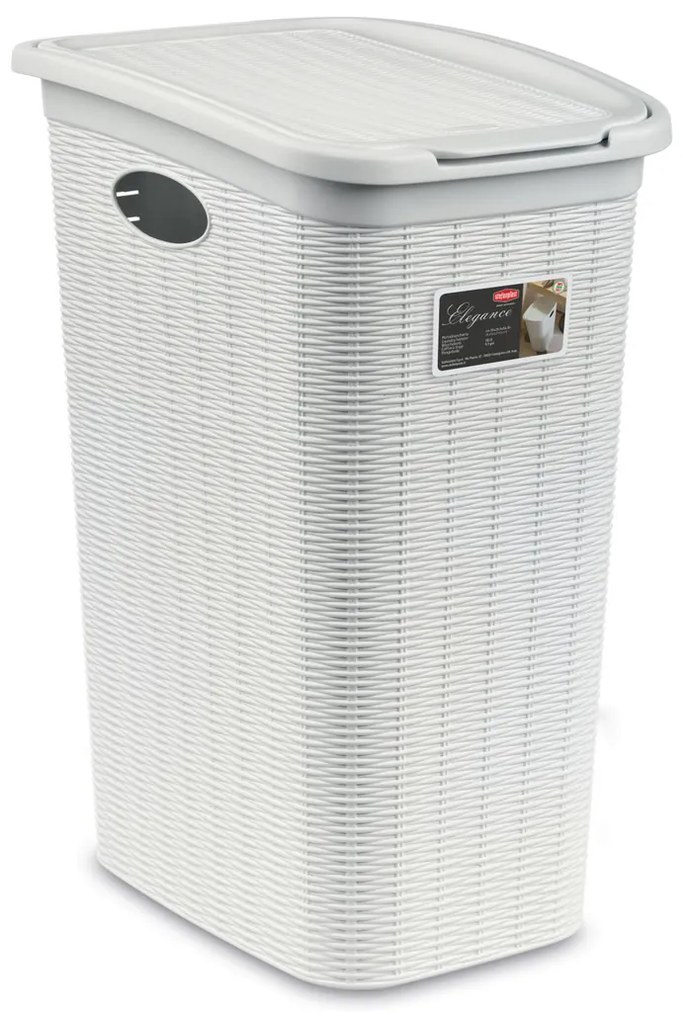 STEFANPLAST Kôš na bielizeň Elegance 36 l, biely