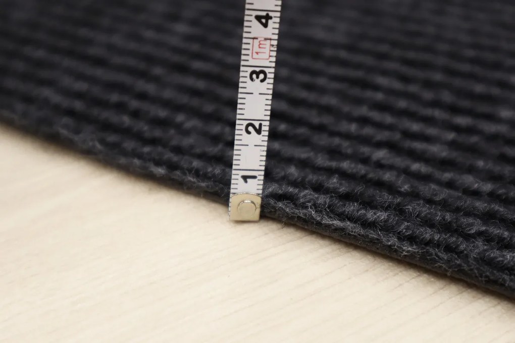 Betap, Behúň na mieru Polo antra (čistiaca zóna), šíre 120 cm, čierna, chodba / predsieň