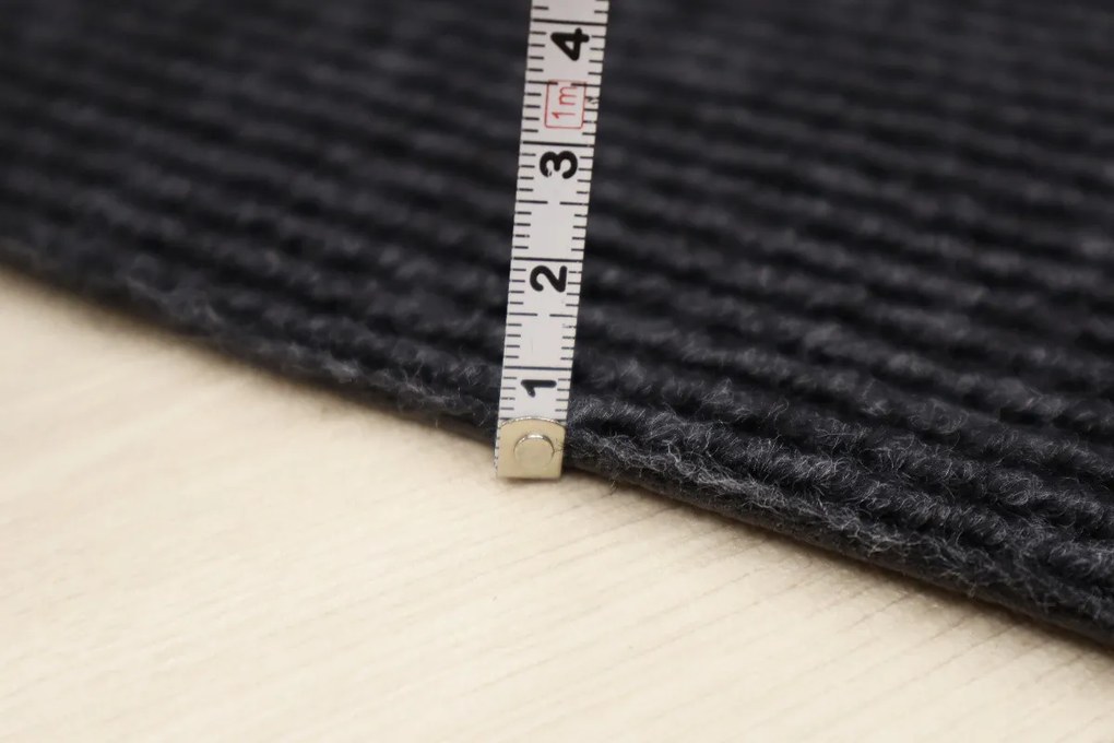 Betap, Koberec behúň na mieru Polo antra (čistiaca zóna), šíre 70 cm, čierna, chodba / predsieň