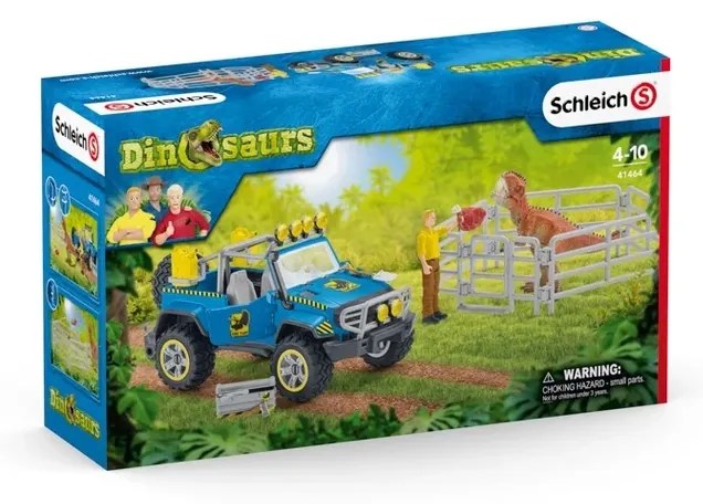 Schleich 41464 Terénne vozidlo s vonkajším výbehom pre dinosaura