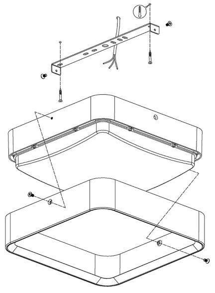 Eglo 33573 - LED Stmievateľné vonkajšie stropné svietidlo PIOVE-C LED/14W/230V IP44