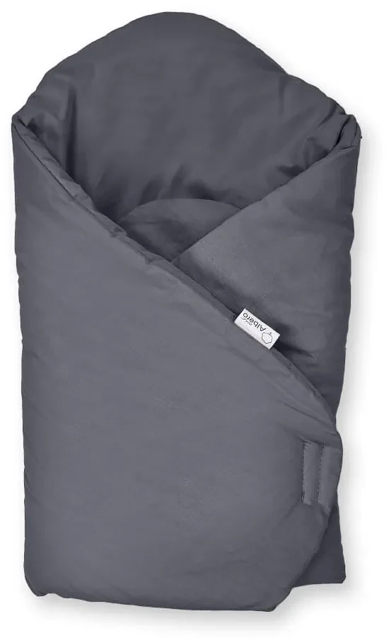 Zavinovačka bez vystuženia na suchý zips graphite 75x75 cm