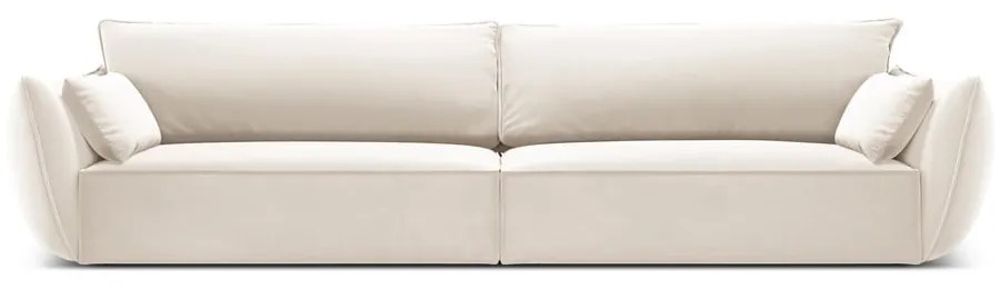 Béžová zamatová pohovka 248 cm Vanda – Mazzini Sofas