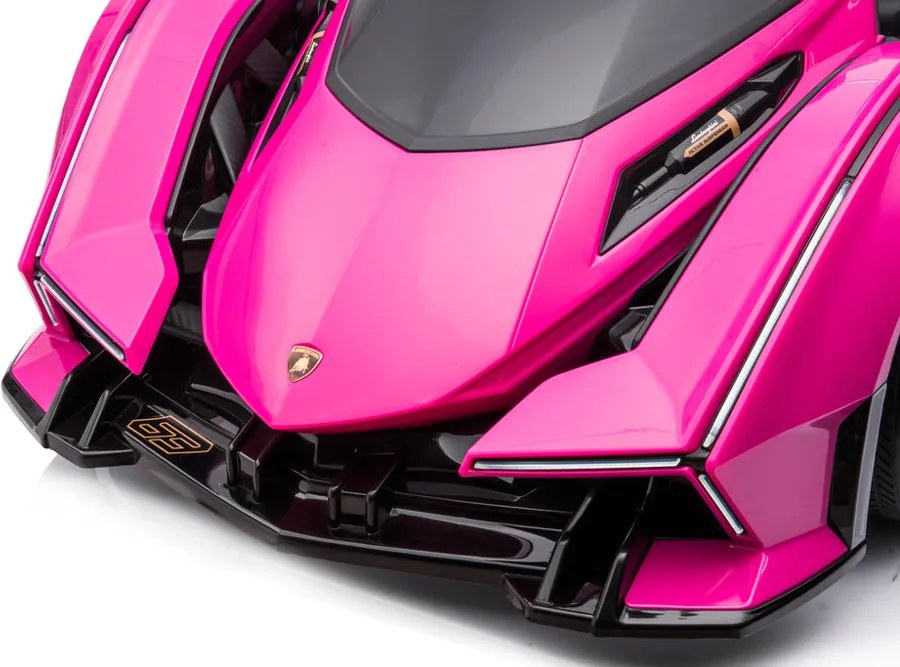 LEAN CARS Elektrické autíčko Lamborghini GT HL528 LED svetlá MP3 ružové