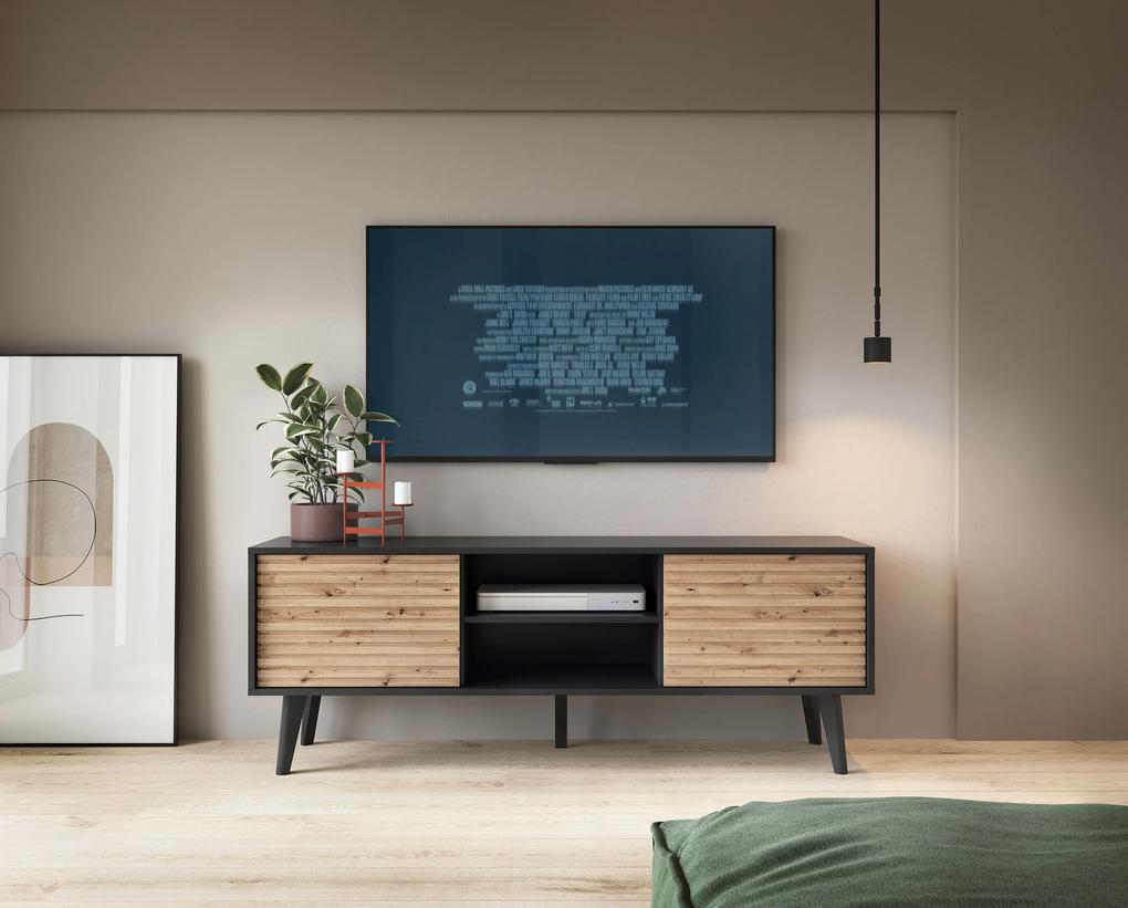drevko Moderný TV stolík Willow