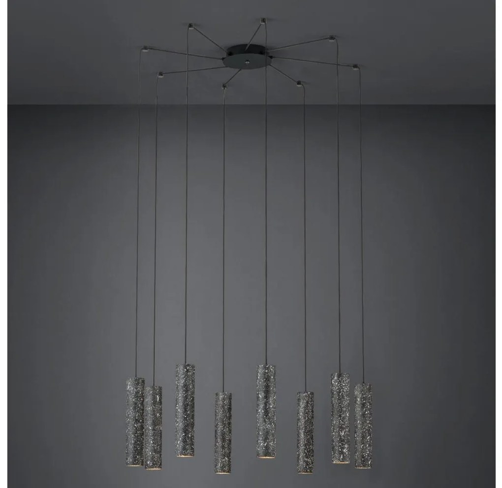 Eglo 39824 - LED Luster na lanku MENTALONA 8xGU10/4,5W/230V