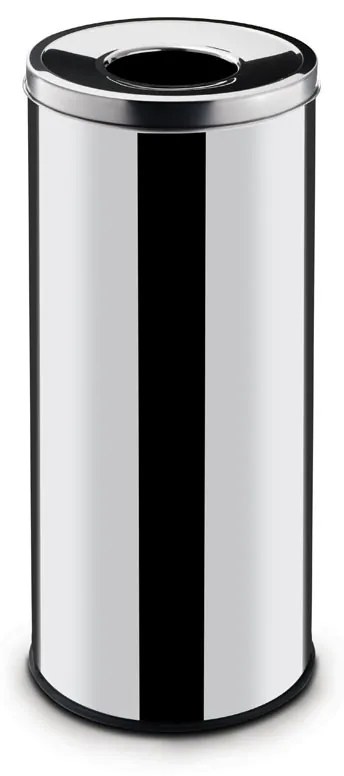 Odpadkový kôš 45l nerezový, nerez lesklý