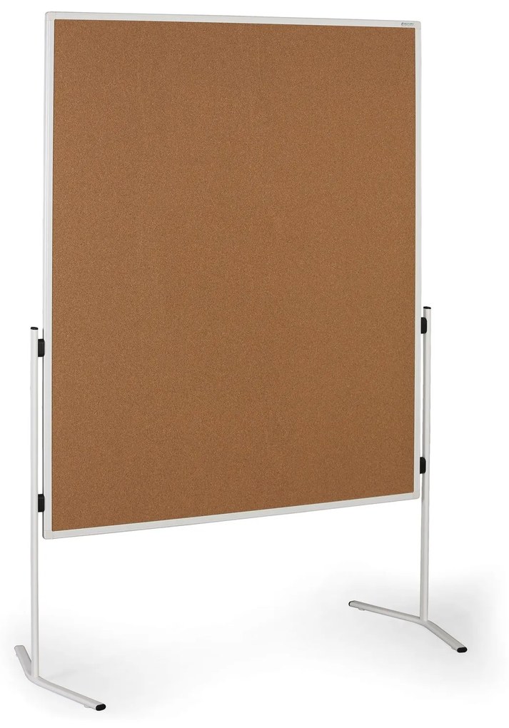 Informačná a moderačná tabuľa, 1200 x 1500 mm, korková, nesklopná