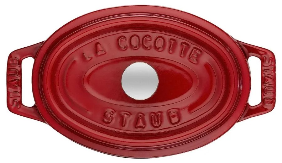 Staub Cocotte Mini hrniec oválny 11 cm/0,25 l čerešňa, 1101106