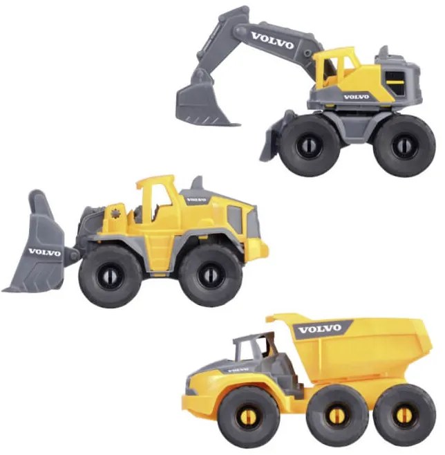 Stavebný set Volvo 3 ks, 16 cm