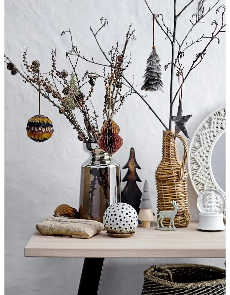 Bloomingville Dekoračné stromčeky Feather na zavesenie SET/2ks