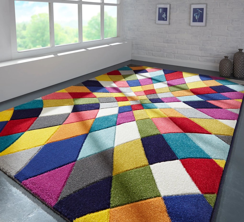 Flair Rugs, Kusový koberec Spectrum Rhumba Multi, 200x290, viacfarebná, obývacia izba