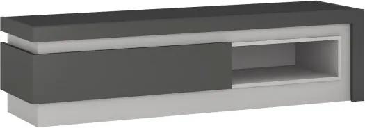 ArtExt Tv stolík Lyon LYOF02 Farba: sivý platinum / sivý lesk