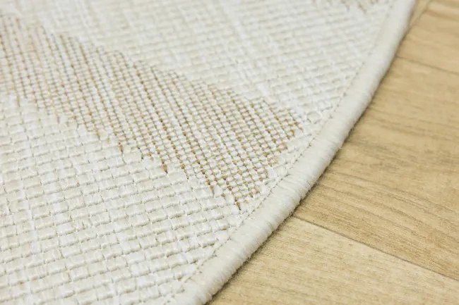 Detský obojstranný koberec BRUSSELS 206023/10820 béžový / krémový kruh