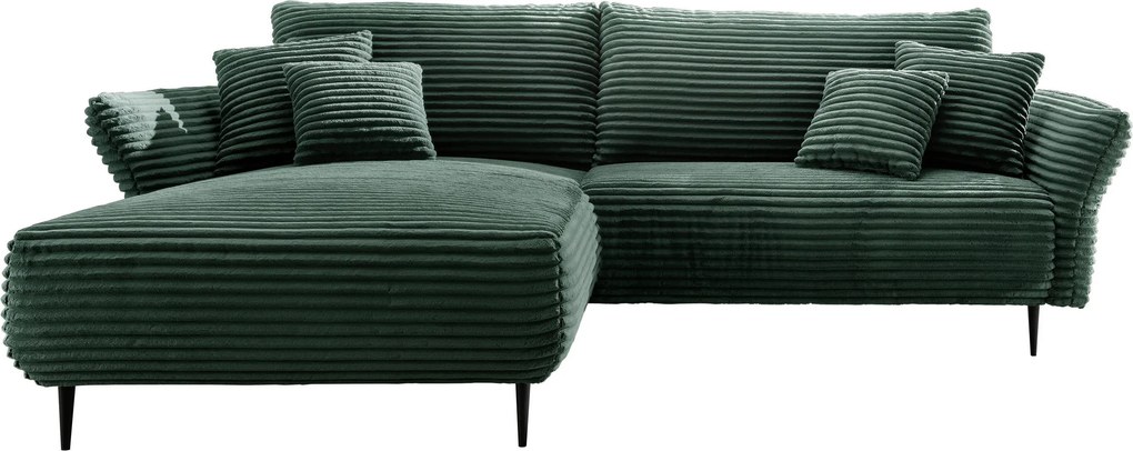 XXXLutz ROHOVÁ SEDAČKA, textil, tmavozelená P & B - Sedačky - 002310012358