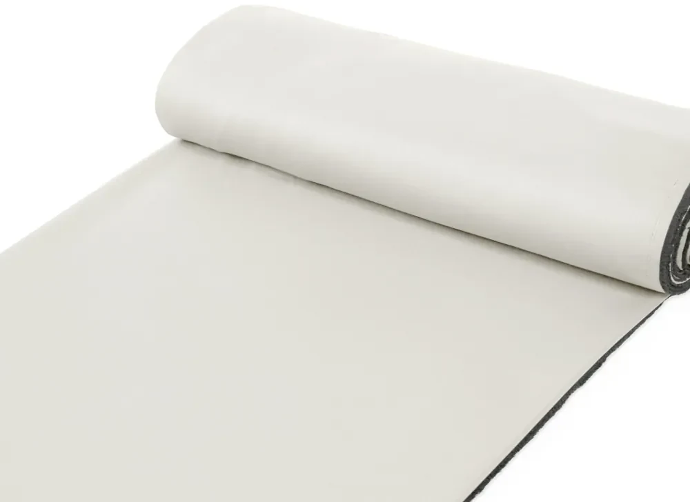 Biante Veľký dekoračný oválny obrus BKS-403 Svetlo sivobéžový 160x220 cm
