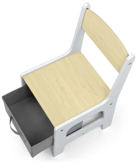 Detský stôl Sven naturálny s dvomi stoličkami