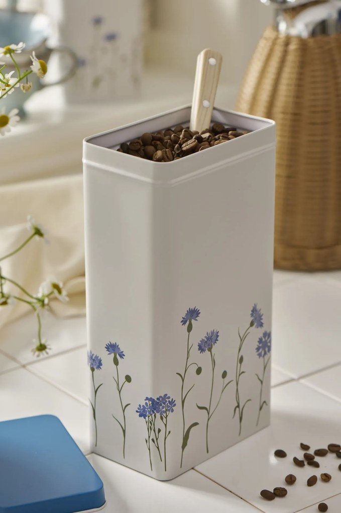 Ib Laursen Plechová dóza s vekom Cornflowers Tall