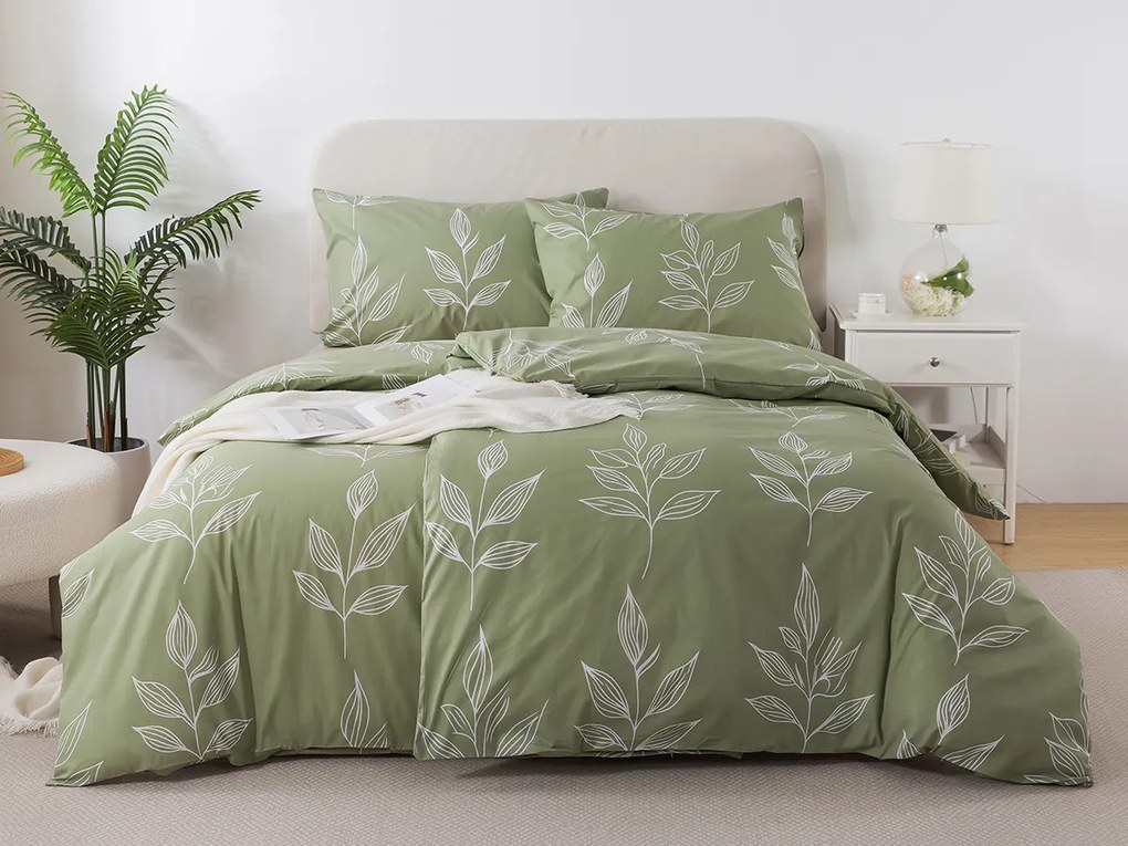 XPOSE® Bavlnené Renforcé obliečky RASTLINY