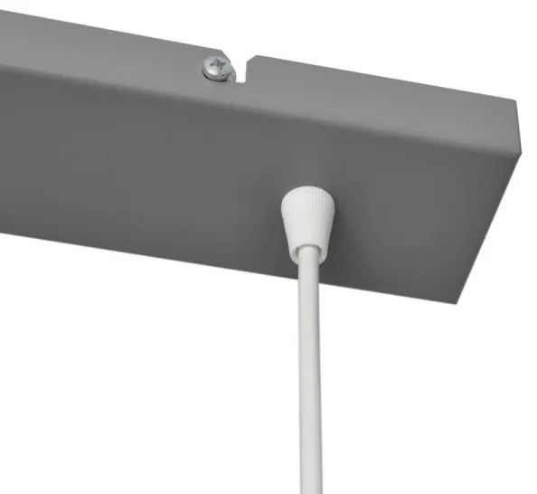 Luster na lanku VOLTA 2xE27/15W/230V šedá