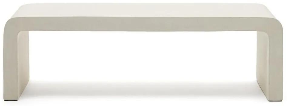 Konferenčný stolík blava 135 x 65 cm biely MUZZA