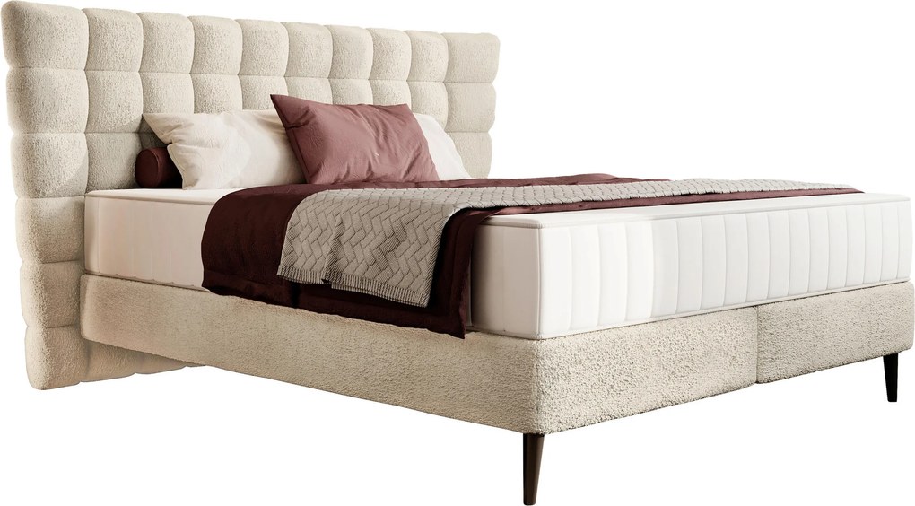 XXXLutz BOXSPRINGOVÁ POSTEĽ, 180/200 cm, krémová Esposa - Postele - 002307022805