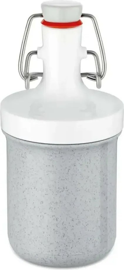 Koziol Fľaša na vodu PLOPP TO GO MINI, 200 ml, sivá