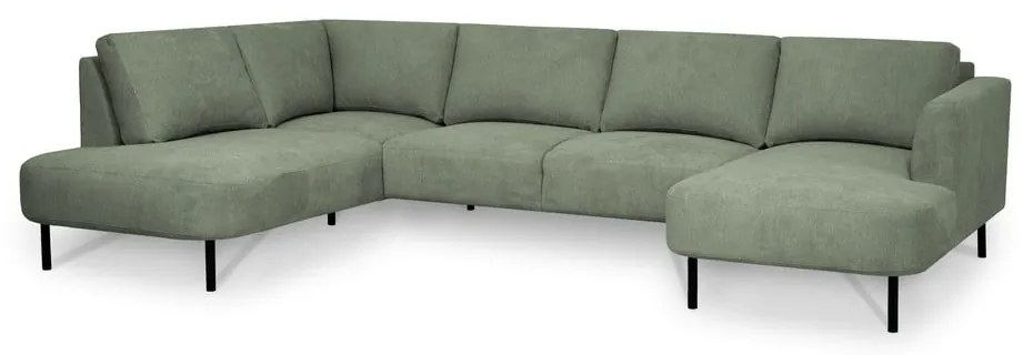 Zelená rohová pohovka (ľavý roh/do "U") Hero – Scandic