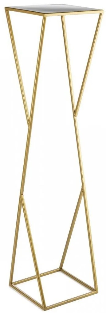 Stojan na kvety LOFT I zlatý 100 cm