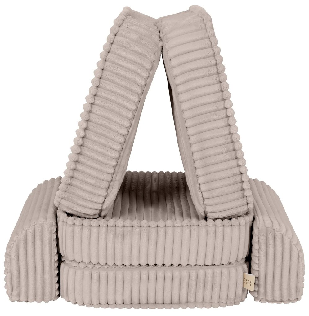 MeowBaby® Churros detská pohovka Basic, Pebble Beige