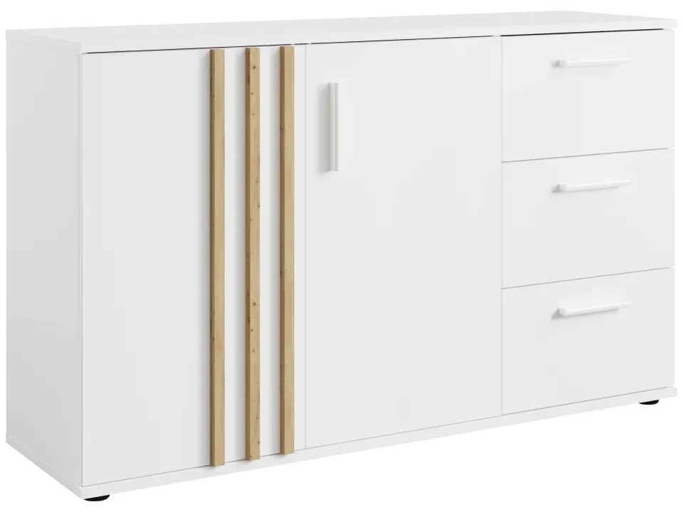 Komoda TOLIS 2D3S, biela