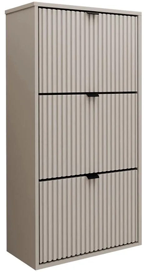 Skrinka na topánky Laro I Stojaci Kašmír/Kašmír/ Čierna