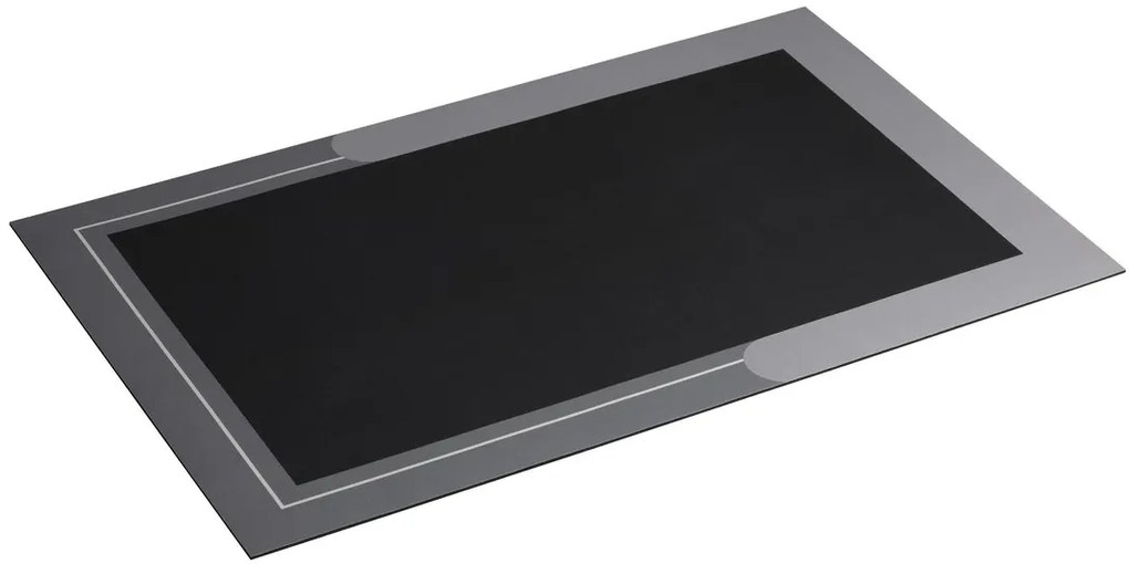 Aqualine Aqualine, Kúpeľňová predložka 50x80cm, absorpčná, šedá, PCD014