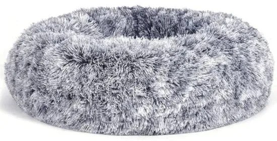 Pelech pre psa, pelech pre mačku, mäkký plyš, 70 cm, sivý