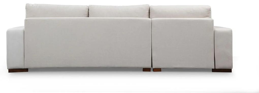 Dizajnová rohová sedačka Bellona 270 cm béžová - ľavá