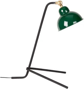 Zelená stolová lampa White Label Jock