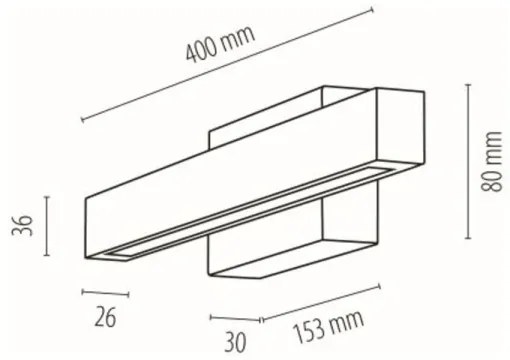 Spot-Light 19911104 - LED kúpeľňové nástenné svietidlo AQUAVIVA LED/6W/230V IP44
