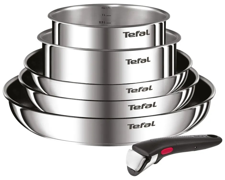 Hliníková súprava riadu 6 ks INGENIO Cook Eat L881S604 – Tefal