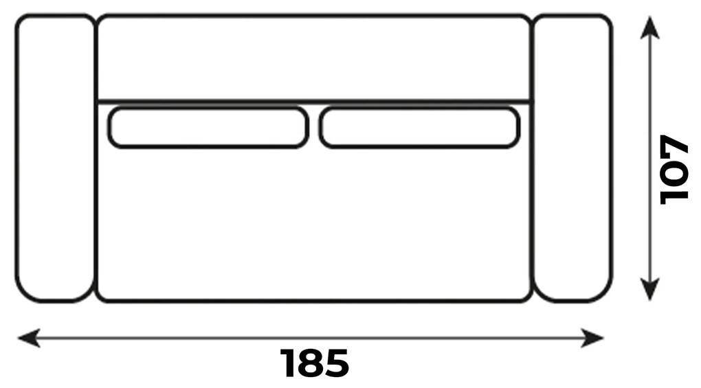 PROXIMA.store - 2-sedačková pohovka NOLI SKUPINA LÁTOK: Skupina 4