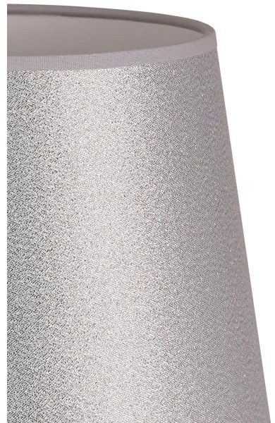 Duolla - Tienidlo k stolnej lampe CLASSIC M E27 pr. 24 cm strieborná