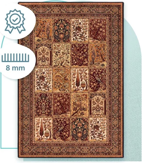 Koberec Agnella Isfahan Timor čierny